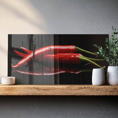 Reloj rectangular Chiles