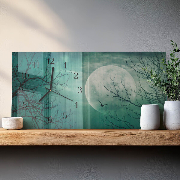 Reloj rectangular Luna