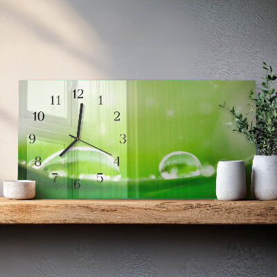 Reloj rectangular Gotas De Agua