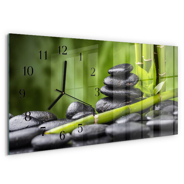 Reloj rectangular Piedras Zen