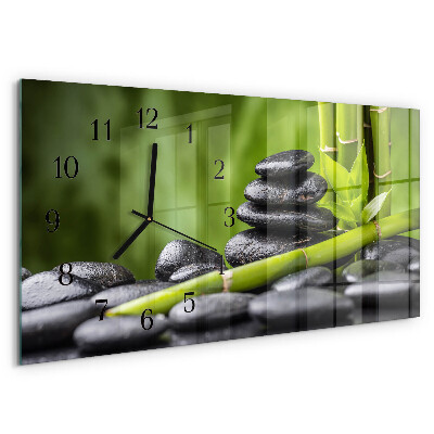 Reloj rectangular Piedras Zen