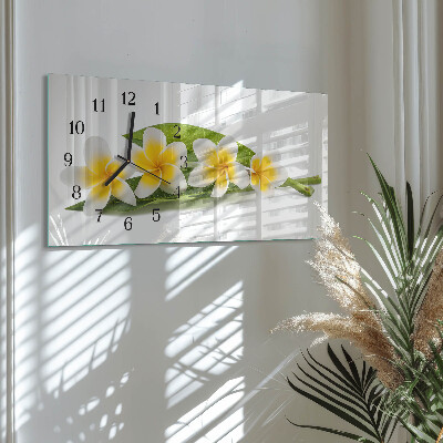 Reloj rectangular Flores