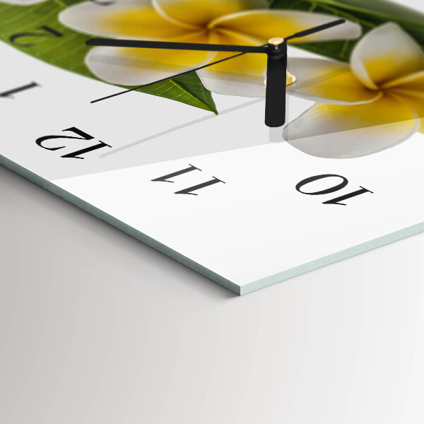 Reloj rectangular Flores