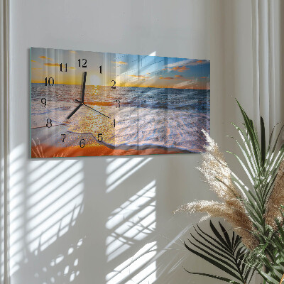 Reloj rectangular Atardecer