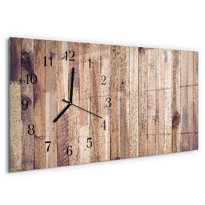 Reloj rectangular Tablas De Madera