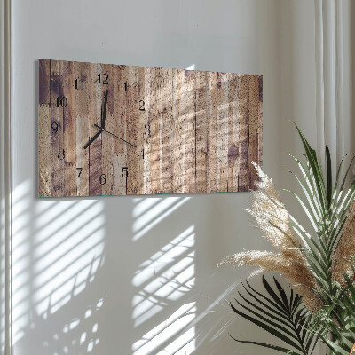 Reloj rectangular Tablas De Madera