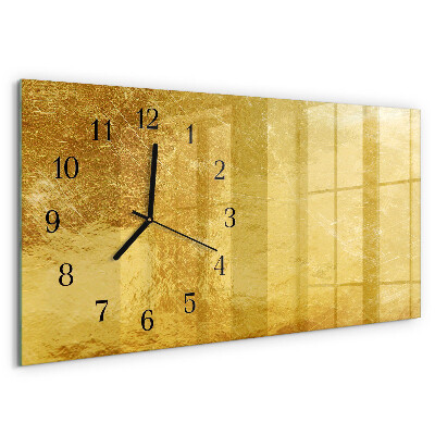 Reloj rectangular Textura Metálica
