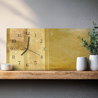 Reloj rectangular Textura Metálica