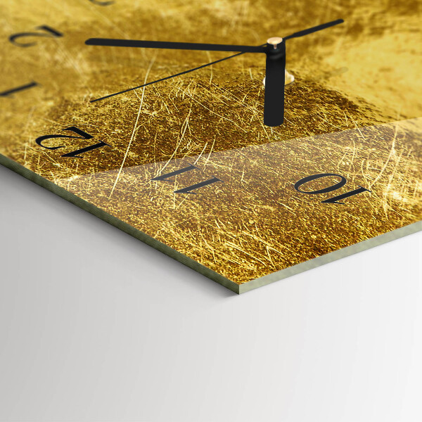 Reloj rectangular Textura Metálica