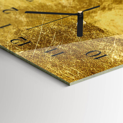 Reloj rectangular Textura Metálica