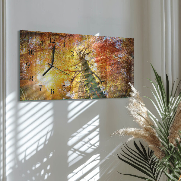 Reloj rectangular Otoño