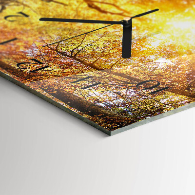 Reloj rectangular Otoño
