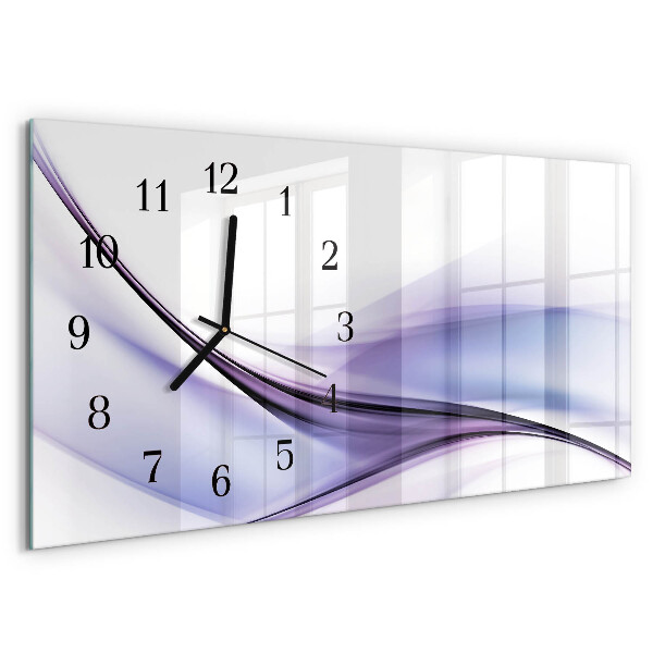 Reloj rectangular Ondas De Color