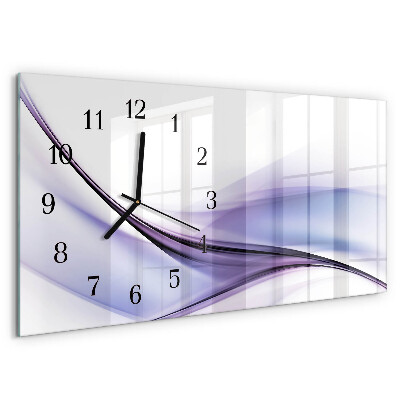Reloj rectangular Ondas De Color