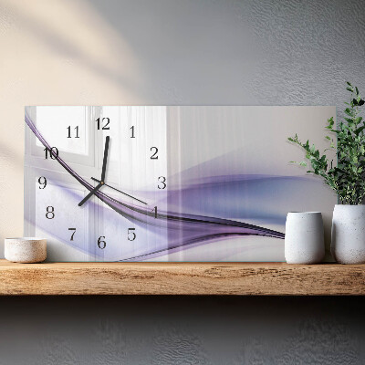 Reloj rectangular Ondas De Color