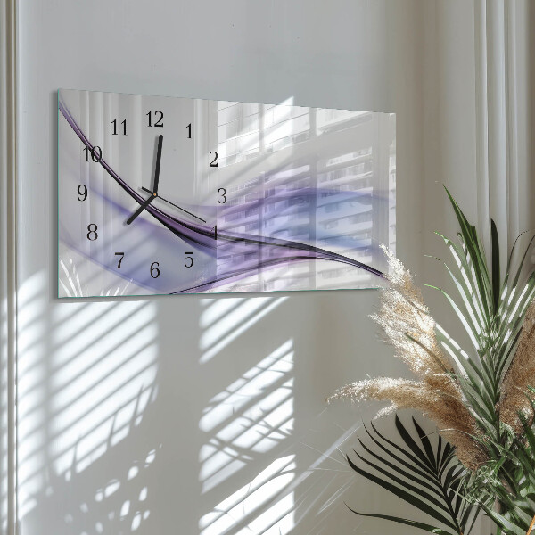 Reloj rectangular Ondas De Color