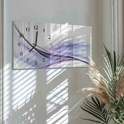 Reloj rectangular Ondas De Color