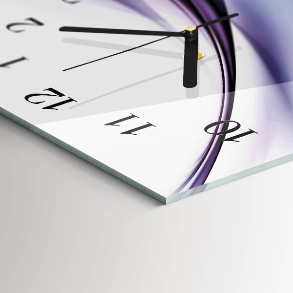 Reloj rectangular Ondas De Color