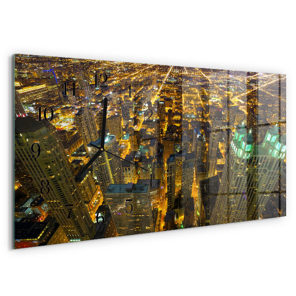Reloj rectangular La Ciudad De Noche