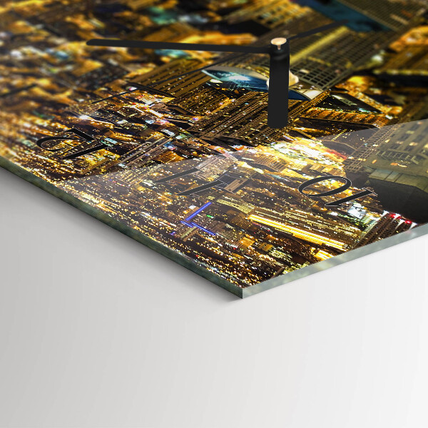 Reloj rectangular La Ciudad De Noche