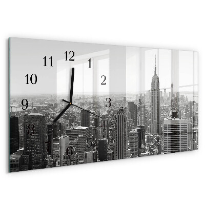 Reloj rectangular Nueva York