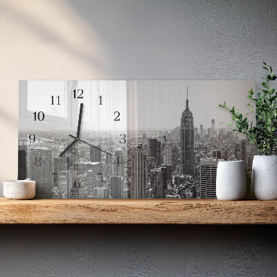 Reloj rectangular Nueva York
