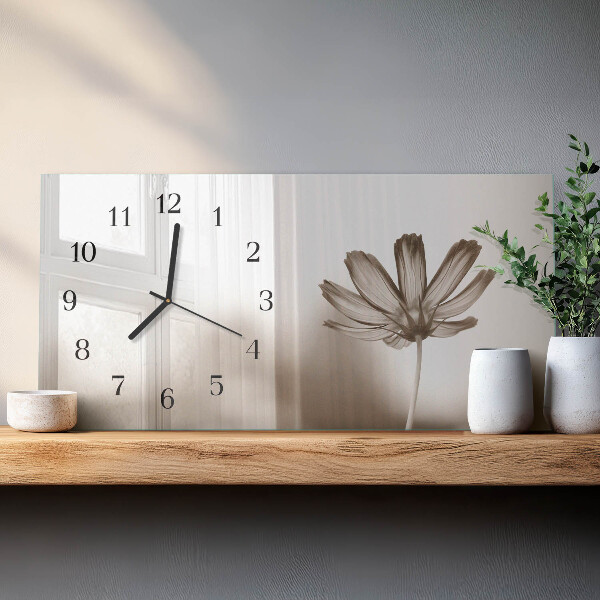 Reloj rectangular Flor