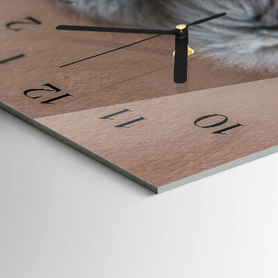 Reloj rectangular Gato Persa