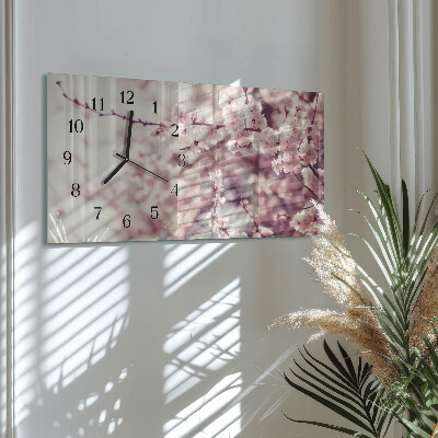 Reloj rectangular Flores De Cerezo
