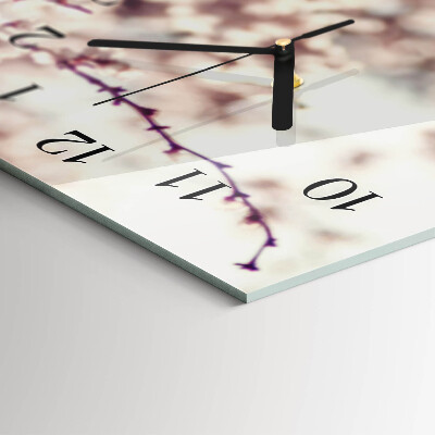 Reloj rectangular Flores De Cerezo