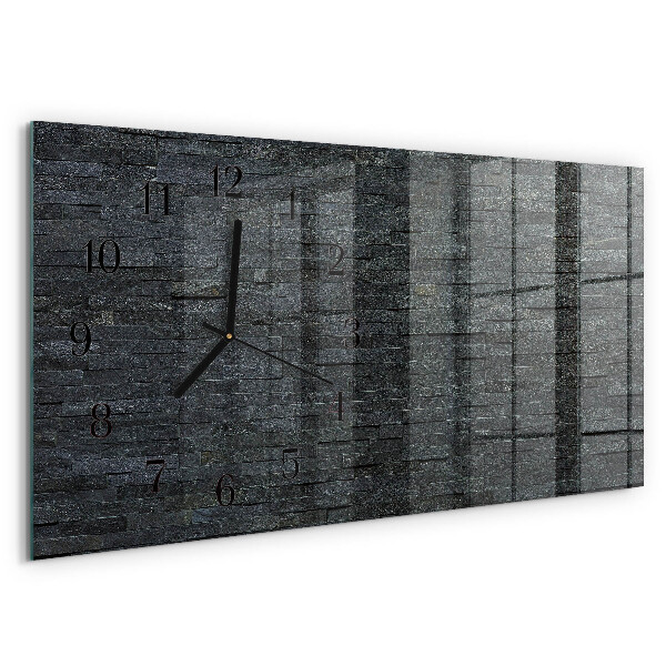 Reloj rectangular Piedra De Pizarra