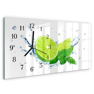 Reloj rectangular Menta De Limón