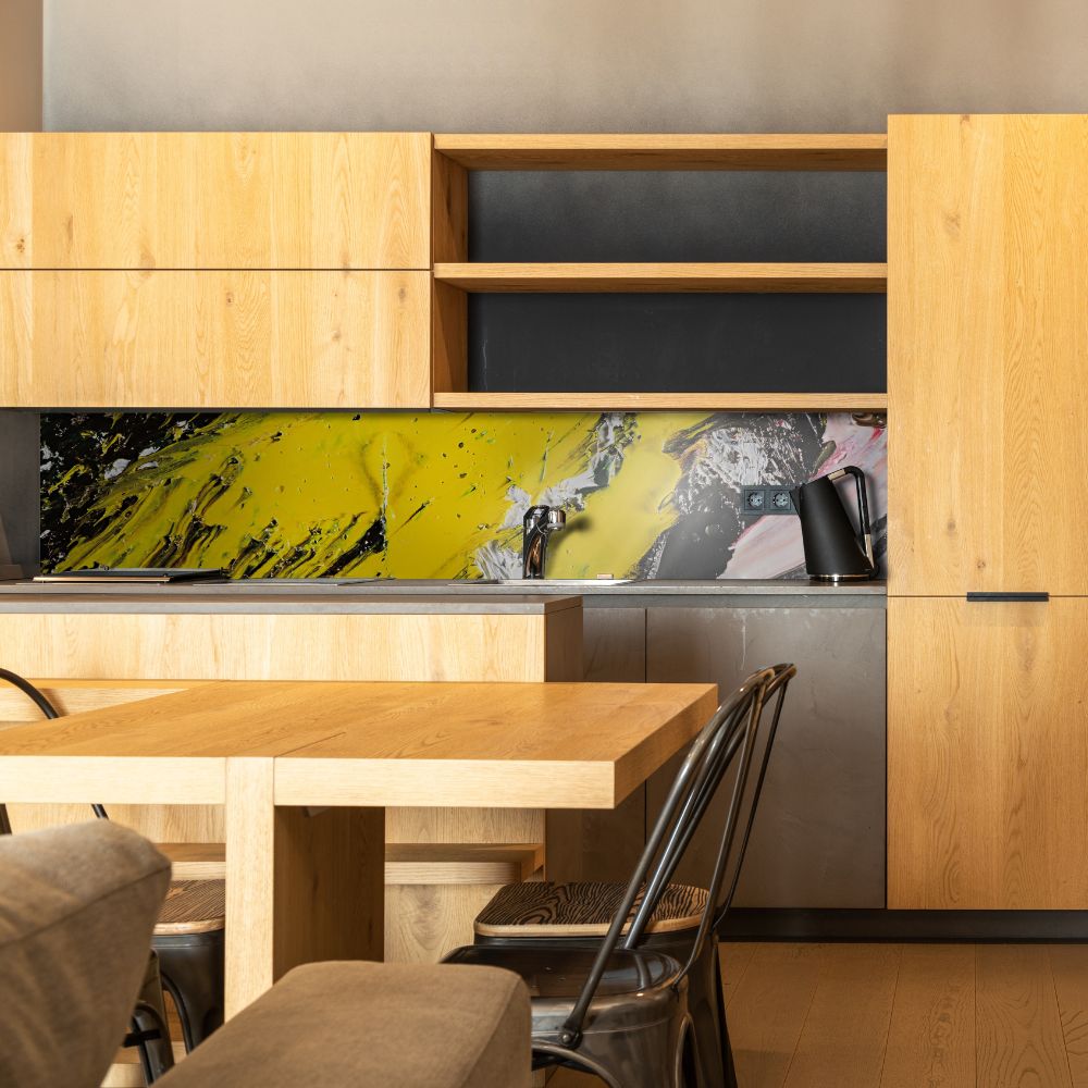 Paneles de vidrio para cocina