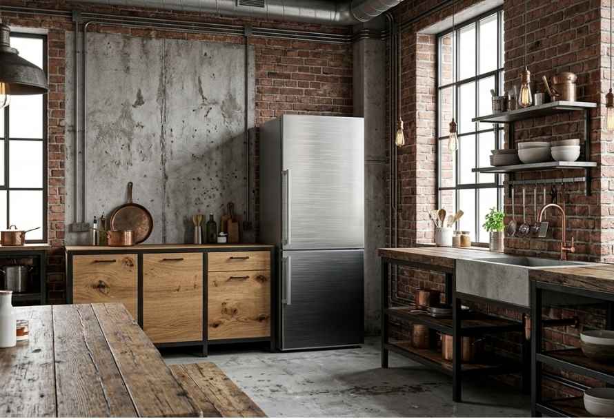 Cocina industrial con carácter: ¿cómo crear una atmósfera única en el interior?
