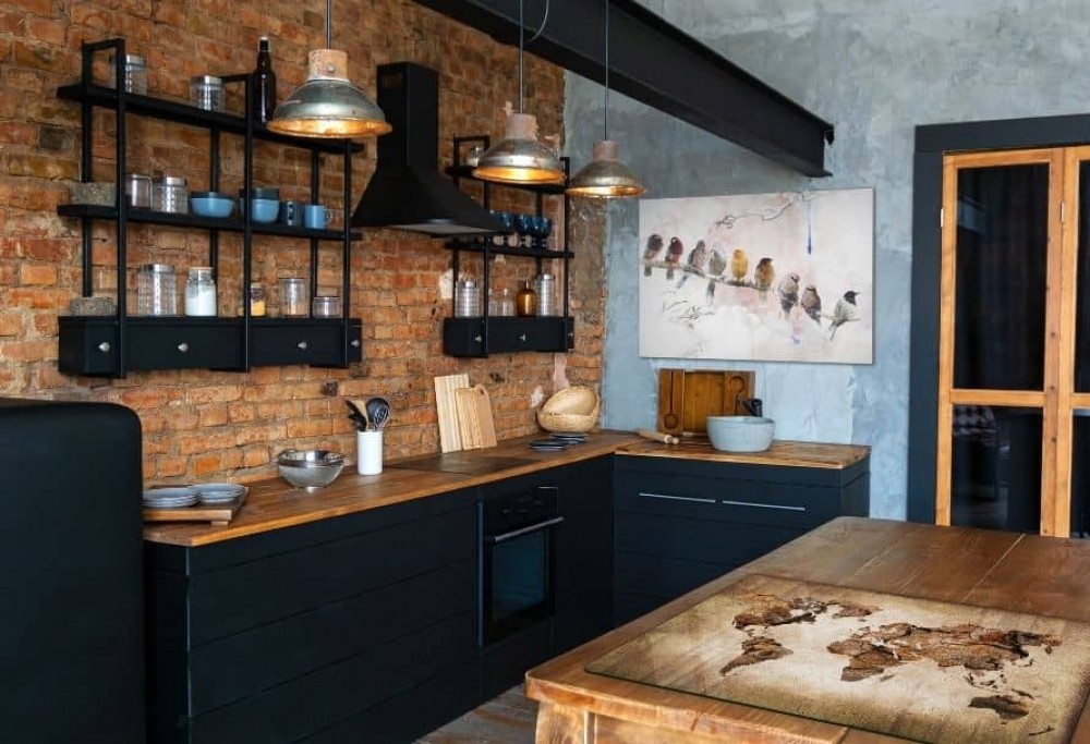 Cocina de estilo industrial: ¿cómo arreglarla?