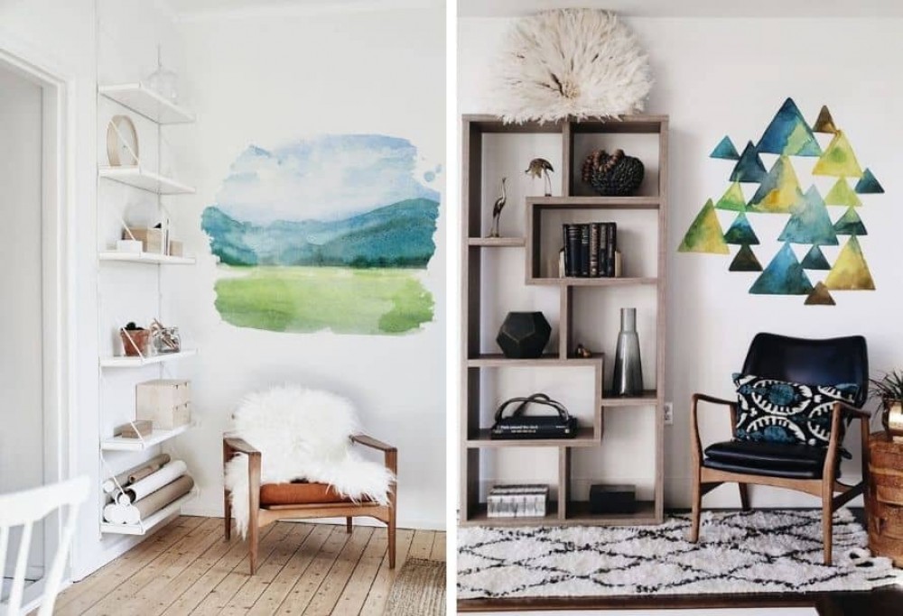 pegatinas de pared del dormitorio