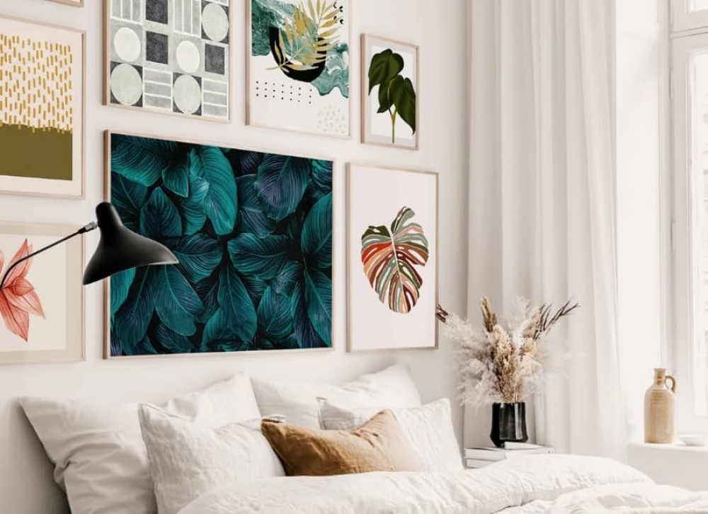 dormitorio en estilo escandinavo