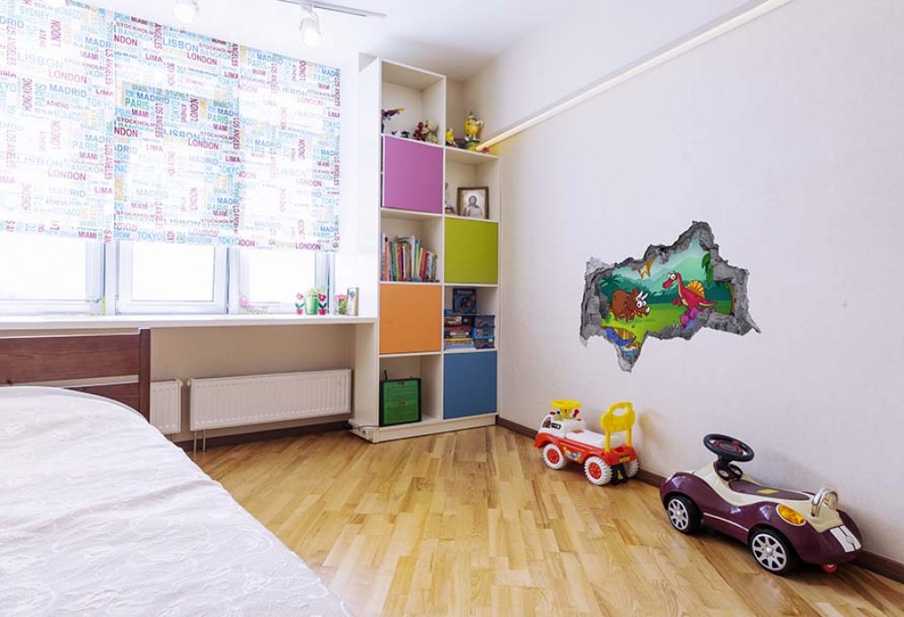 estamos decorando una habitación para un niño