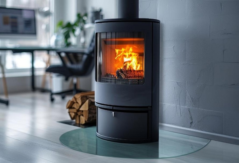 decoración de chimenea