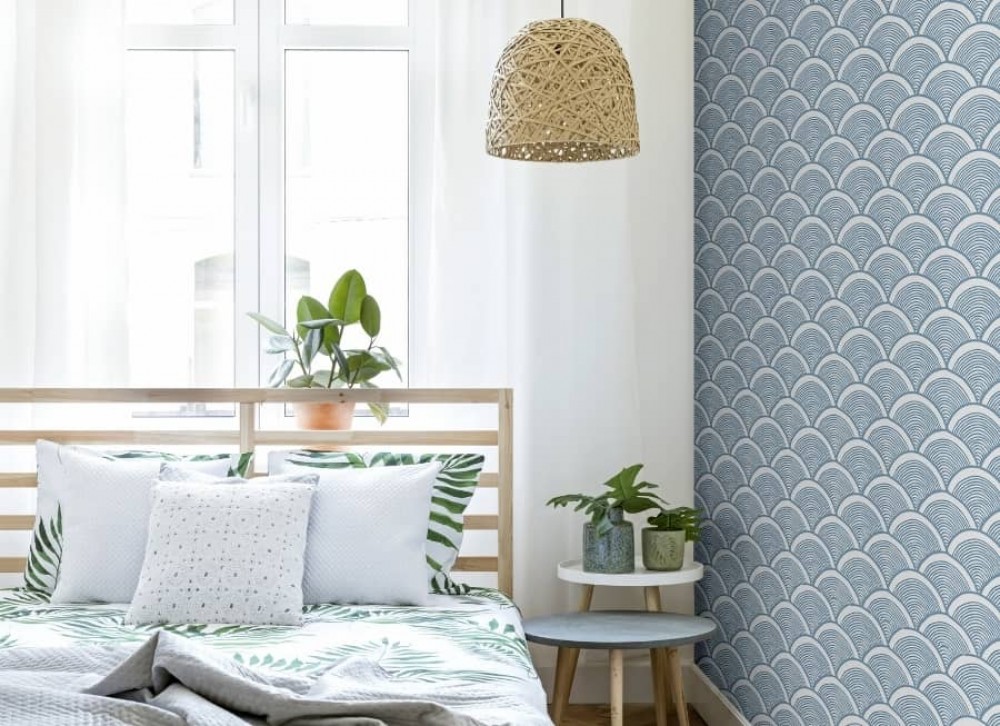 dormitorio en estilo escandinavo