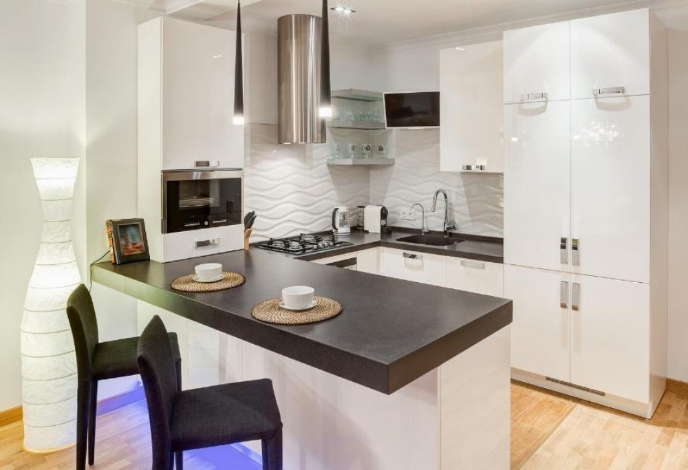 Cocina en blanco y negro - ideas