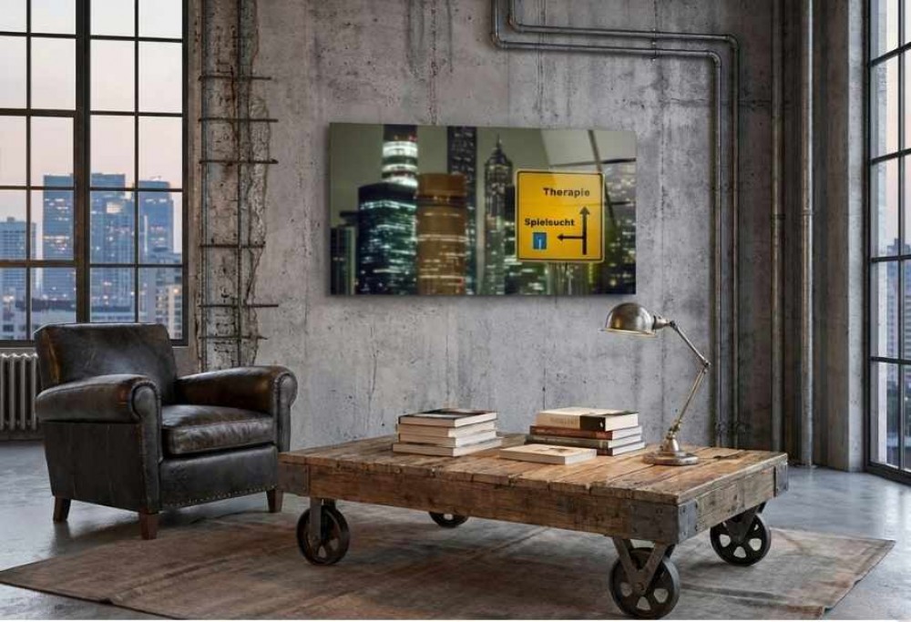 sala de estar estilo loft