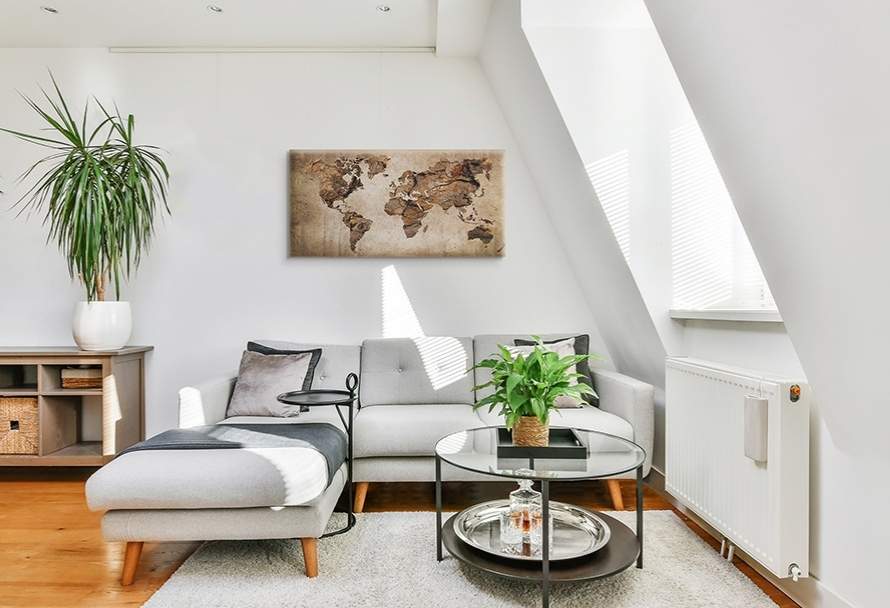 La pared del salón: del espacio vacío a una decoración impresionante